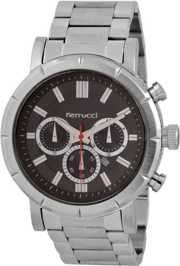 Ferrucci Metal Band Watch With Date